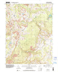 Cuzzart West Virginia Historical topographic map, 1:24000 scale, 7.5 X 7.5 Minute, Year 1997