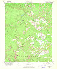 Danese West Virginia Historical topographic map, 1:24000 scale, 7.5 X 7.5 Minute, Year 1969