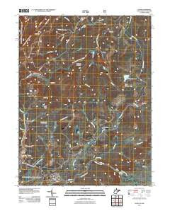Davis West Virginia Historical topographic map, 1:24000 scale, 7.5 X 7.5 Minute, Year 2011