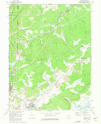 Davis West Virginia Historical topographic map, 1:24000 scale, 7.5 X 7.5 Minute, Year 1967