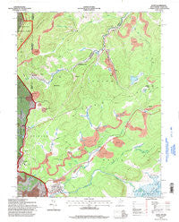Davis West Virginia Historical topographic map, 1:24000 scale, 7.5 X 7.5 Minute, Year 1995