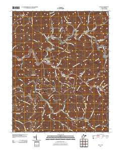 Davy West Virginia Historical topographic map, 1:24000 scale, 7.5 X 7.5 Minute, Year 2011