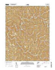 Davy West Virginia Historical topographic map, 1:24000 scale, 7.5 X 7.5 Minute, Year 2014