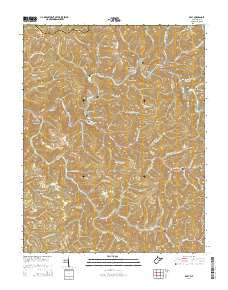 Davy West Virginia Historical topographic map, 1:24000 scale, 7.5 X 7.5 Minute, Year 2014