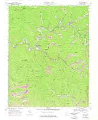 Davy West Virginia Historical topographic map, 1:24000 scale, 7.5 X 7.5 Minute, Year 1968