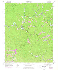 Davy West Virginia Historical topographic map, 1:24000 scale, 7.5 X 7.5 Minute, Year 1968