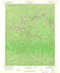 Davy West Virginia Historical topographic map, 1:24000 scale, 7.5 X 7.5 Minute, Year 1968