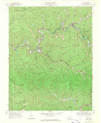 Davy West Virginia Historical topographic map, 1:24000 scale, 7.5 X 7.5 Minute, Year 1968