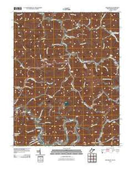 Delbarton West Virginia Historical topographic map, 1:24000 scale, 7.5 X 7.5 Minute, Year 2010