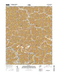 Delbarton West Virginia Historical topographic map, 1:24000 scale, 7.5 X 7.5 Minute, Year 2014