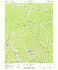 Delbarton West Virginia Historical topographic map, 1:24000 scale, 7.5 X 7.5 Minute, Year 1963