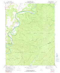 Denmar West Virginia Historical topographic map, 1:24000 scale, 7.5 X 7.5 Minute, Year 1977