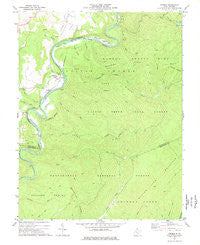 Denmar West Virginia Historical topographic map, 1:24000 scale, 7.5 X 7.5 Minute, Year 1977