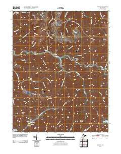 Dorothy West Virginia Historical topographic map, 1:24000 scale, 7.5 X 7.5 Minute, Year 2011
