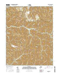 Dorothy West Virginia Current topographic map, 1:24000 scale, 7.5 X 7.5 Minute, Year 2016