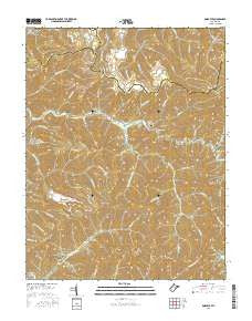 Dorothy West Virginia Current topographic map, 1:24000 scale, 7.5 X 7.5 Minute, Year 2016
