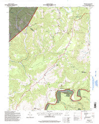 Droop West Virginia Historical topographic map, 1:24000 scale, 7.5 X 7.5 Minute, Year 1995
