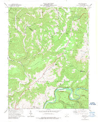 Droop West Virginia Historical topographic map, 1:24000 scale, 7.5 X 7.5 Minute, Year 1973