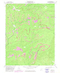 Duo West Virginia Historical topographic map, 1:24000 scale, 7.5 X 7.5 Minute, Year 1972