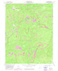 Duo West Virginia Historical topographic map, 1:24000 scale, 7.5 X 7.5 Minute, Year 1972