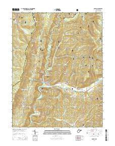 Durbin West Virginia Historical topographic map, 1:24000 scale, 7.5 X 7.5 Minute, Year 2014
