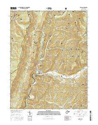 Durbin West Virginia Current topographic map, 1:24000 scale, 7.5 X 7.5 Minute, Year 2016