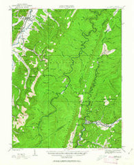 Durbin West Virginia Historical topographic map, 1:62500 scale, 15 X 15 Minute, Year 1922