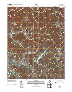 Eccles West Virginia Historical topographic map, 1:24000 scale, 7.5 X 7.5 Minute, Year 2011