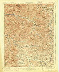 Eccles West Virginia Historical topographic map, 1:62500 scale, 15 X 15 Minute, Year 1914