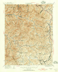 Eccles West Virginia Historical topographic map, 1:62500 scale, 15 X 15 Minute, Year 1929