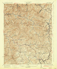 Eccles West Virginia Historical topographic map, 1:62500 scale, 15 X 15 Minute, Year 1932