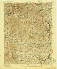 Eccles West Virginia Historical topographic map, 1:62500 scale, 15 X 15 Minute, Year 1932
