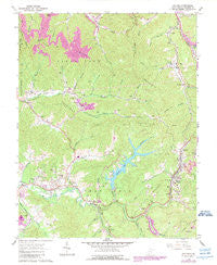 Eccles West Virginia Historical topographic map, 1:24000 scale, 7.5 X 7.5 Minute, Year 1965