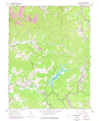Eccles West Virginia Historical topographic map, 1:24000 scale, 7.5 X 7.5 Minute, Year 1965