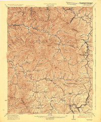 Eccles West Virginia Historical topographic map, 1:62500 scale, 15 X 15 Minute, Year 1932