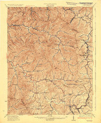 Eccles West Virginia Historical topographic map, 1:62500 scale, 15 X 15 Minute, Year 1932