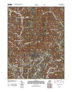 Edray West Virginia Historical topographic map, 1:24000 scale, 7.5 X 7.5 Minute, Year 2011