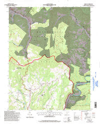 Edray West Virginia Historical topographic map, 1:24000 scale, 7.5 X 7.5 Minute, Year 1995