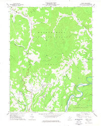 Edray West Virginia Historical topographic map, 1:24000 scale, 7.5 X 7.5 Minute, Year 1977