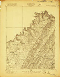 Elk Garden West Virginia Historical topographic map, 1:48000 scale, 15 X 15 Minute, Year 1920