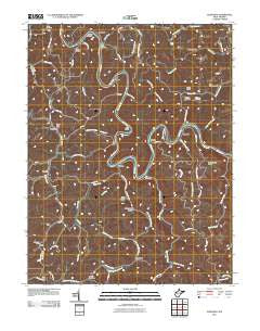 Elkhurst West Virginia Historical topographic map, 1:24000 scale, 7.5 X 7.5 Minute, Year 2011