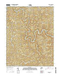 Elkhurst West Virginia Historical topographic map, 1:24000 scale, 7.5 X 7.5 Minute, Year 2014