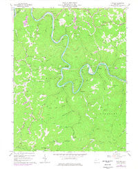 Elkhurst West Virginia Historical topographic map, 1:24000 scale, 7.5 X 7.5 Minute, Year 1967