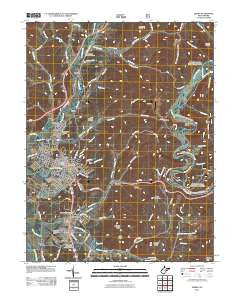 Elkins West Virginia Historical topographic map, 1:24000 scale, 7.5 X 7.5 Minute, Year 2011