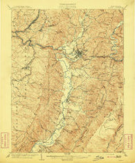 Elkins West Virginia Historical topographic map, 1:62500 scale, 15 X 15 Minute, Year 1909