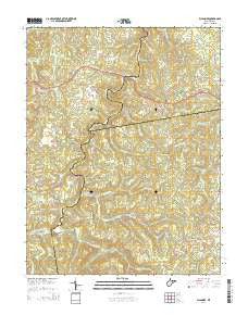 Ellamore West Virginia Historical topographic map, 1:24000 scale, 7.5 X 7.5 Minute, Year 2014