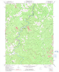 Ellamore West Virginia Historical topographic map, 1:24000 scale, 7.5 X 7.5 Minute, Year 1977