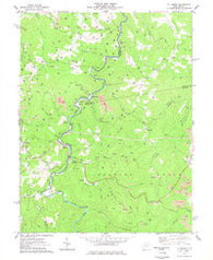 Ellamore West Virginia Historical topographic map, 1:24000 scale, 7.5 X 7.5 Minute, Year 1977