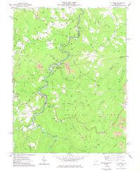 Ellamore West Virginia Historical topographic map, 1:24000 scale, 7.5 X 7.5 Minute, Year 1977