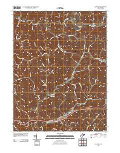 Ellenboro West Virginia Historical topographic map, 1:24000 scale, 7.5 X 7.5 Minute, Year 2010